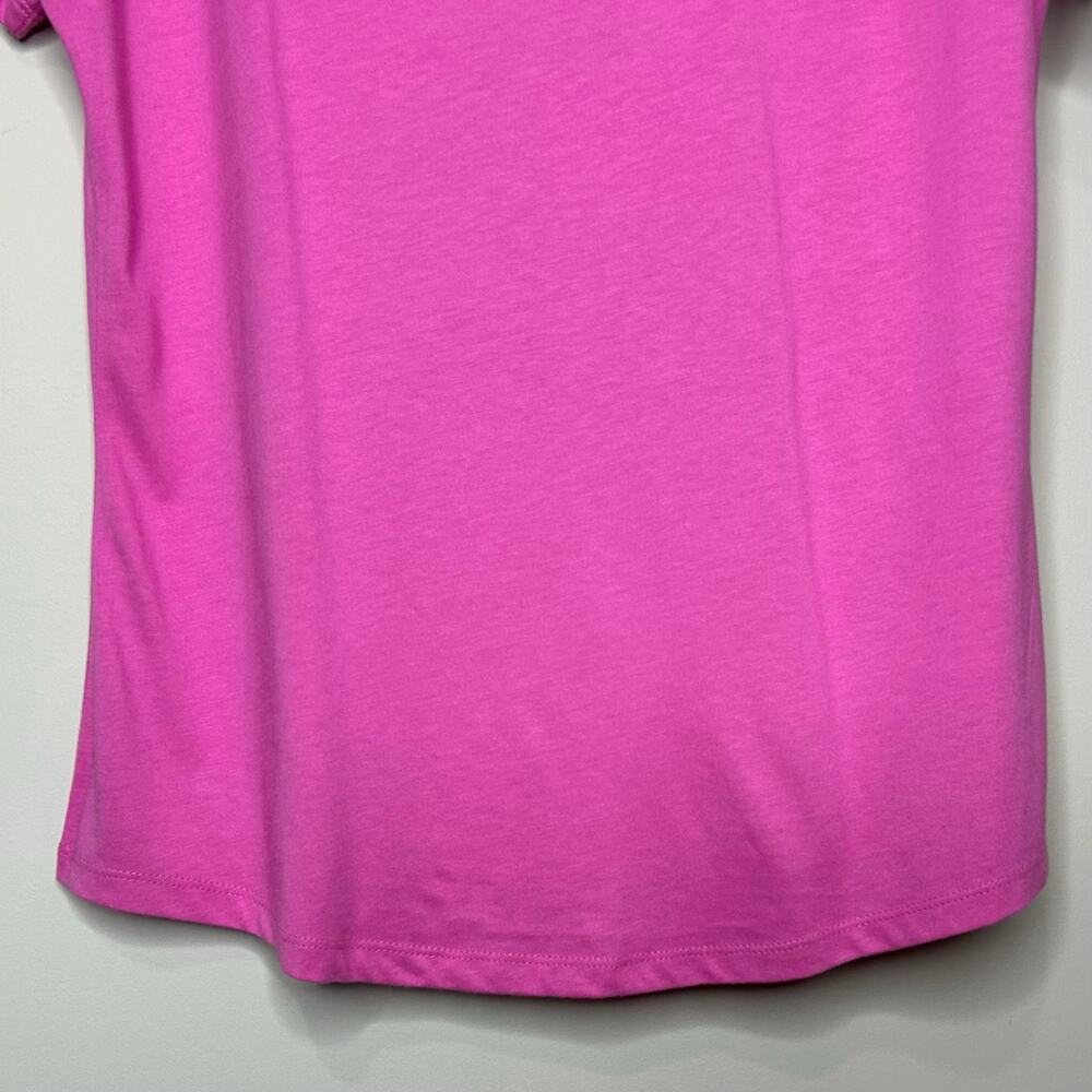 Boden Pink Supersoft Boat Neck T-Shirt Size 10 Slim Fit - Picture 3 of 9